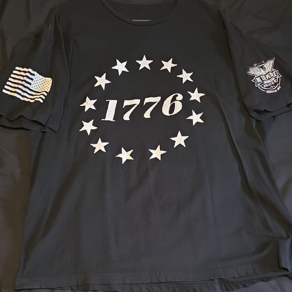 Black 1776 Graphic T-Shirt